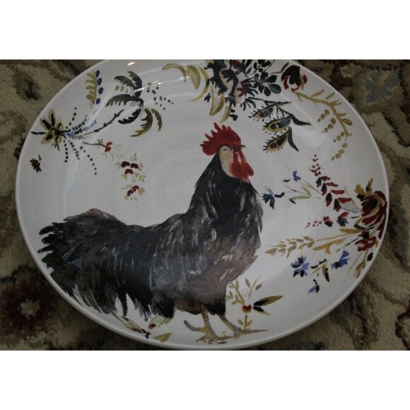 WILLIAMS-SONOMA ROOSTER FRANCAIS Chop Plate Marc Lacaze 2008 - Picture 1 of 4
